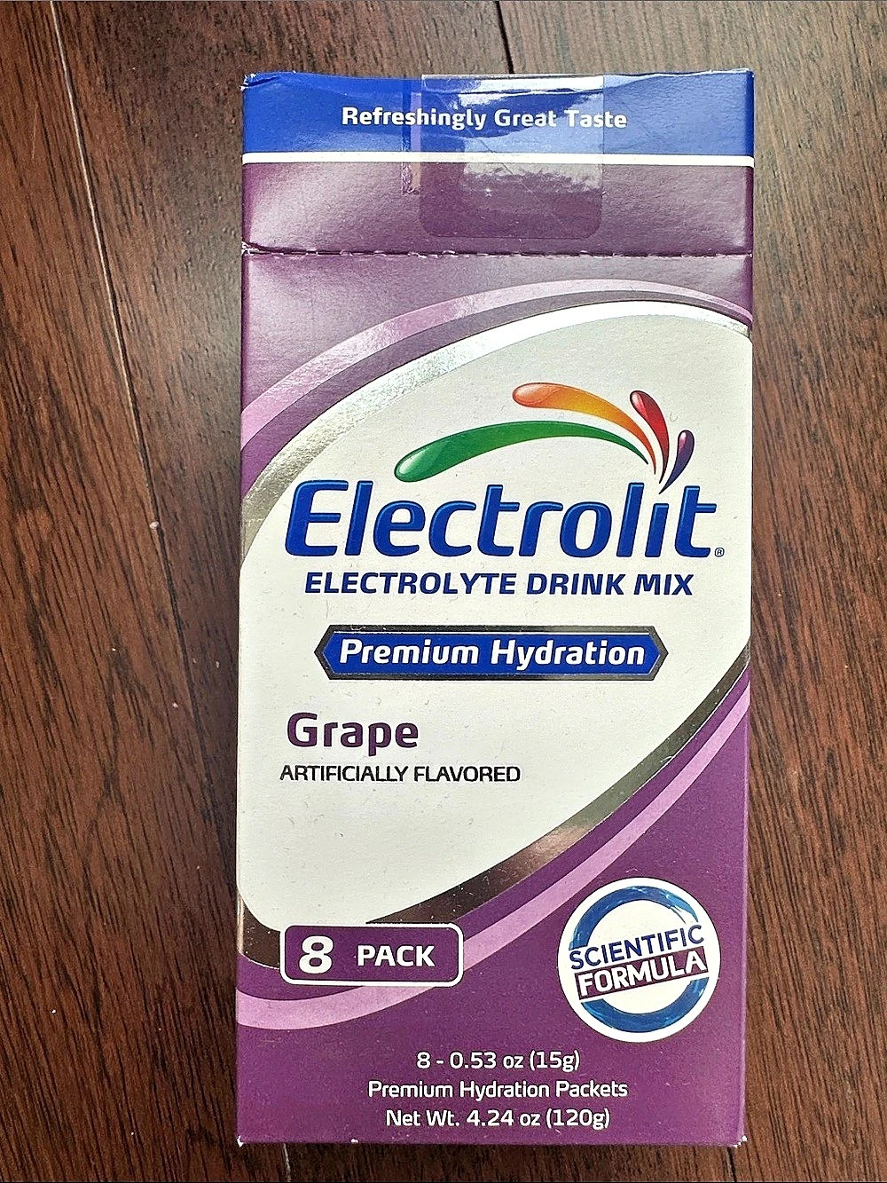 Electrolit Electrolyte Drink Mix Packets - Grape 8 Pack